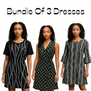 Dress Bundle Lot of 3 Size XS OfficeCore Career Casual Feminine Z